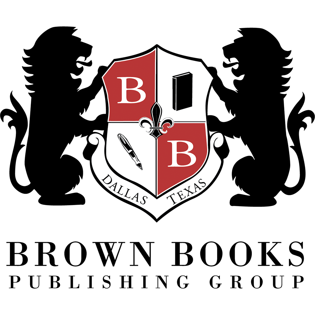 A crest logo for a Dallas, Texas institution or organization, divided into four sections with a large letter 'B' in two quadrants, a black book in one, and a pen with a stylized fleur-de-lis at the center, with the word 'Dallas Texas' on a banner underneath.